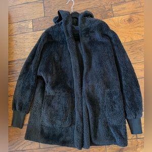 Black Sherpa Coat